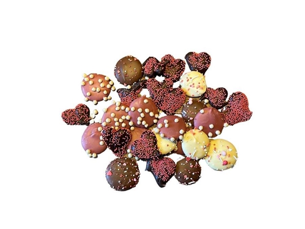 Valentijnhartjes chocolade